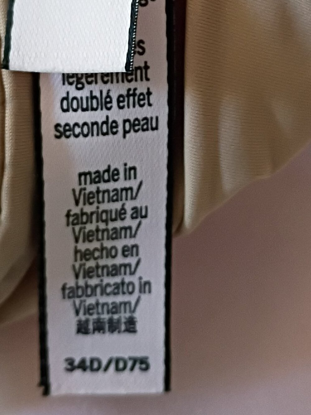 Victoria's Secret T-SHIRT Bra Wireless Lightly Lined Tan Size 34D - Picture 10 of 11